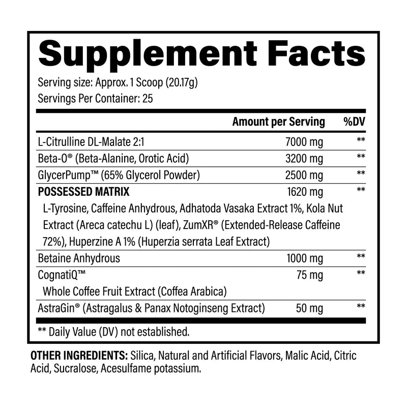 BZRK PRE-WORKOUT