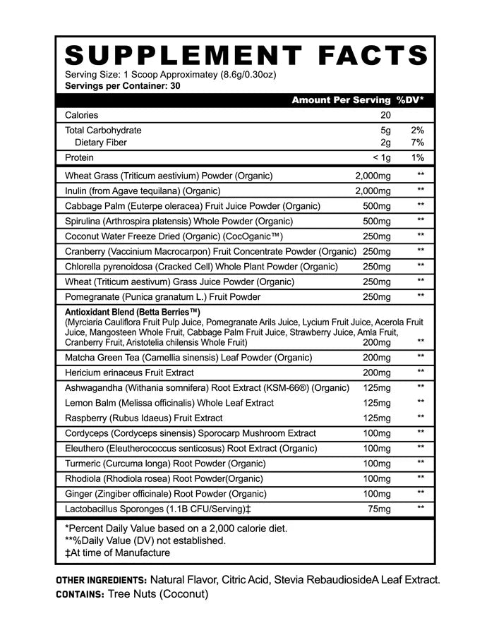 SUPERFOOD (Greens, Reds & Golds)