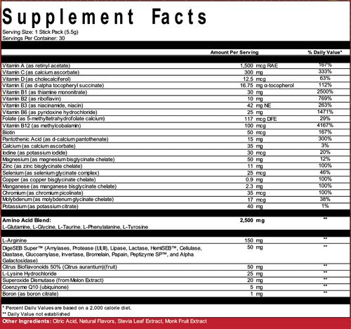 Multivitamin Sport - Powdered Multivitamin Packs