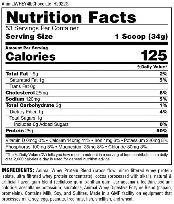 Animal Whey - Iso Whey Protein Blend