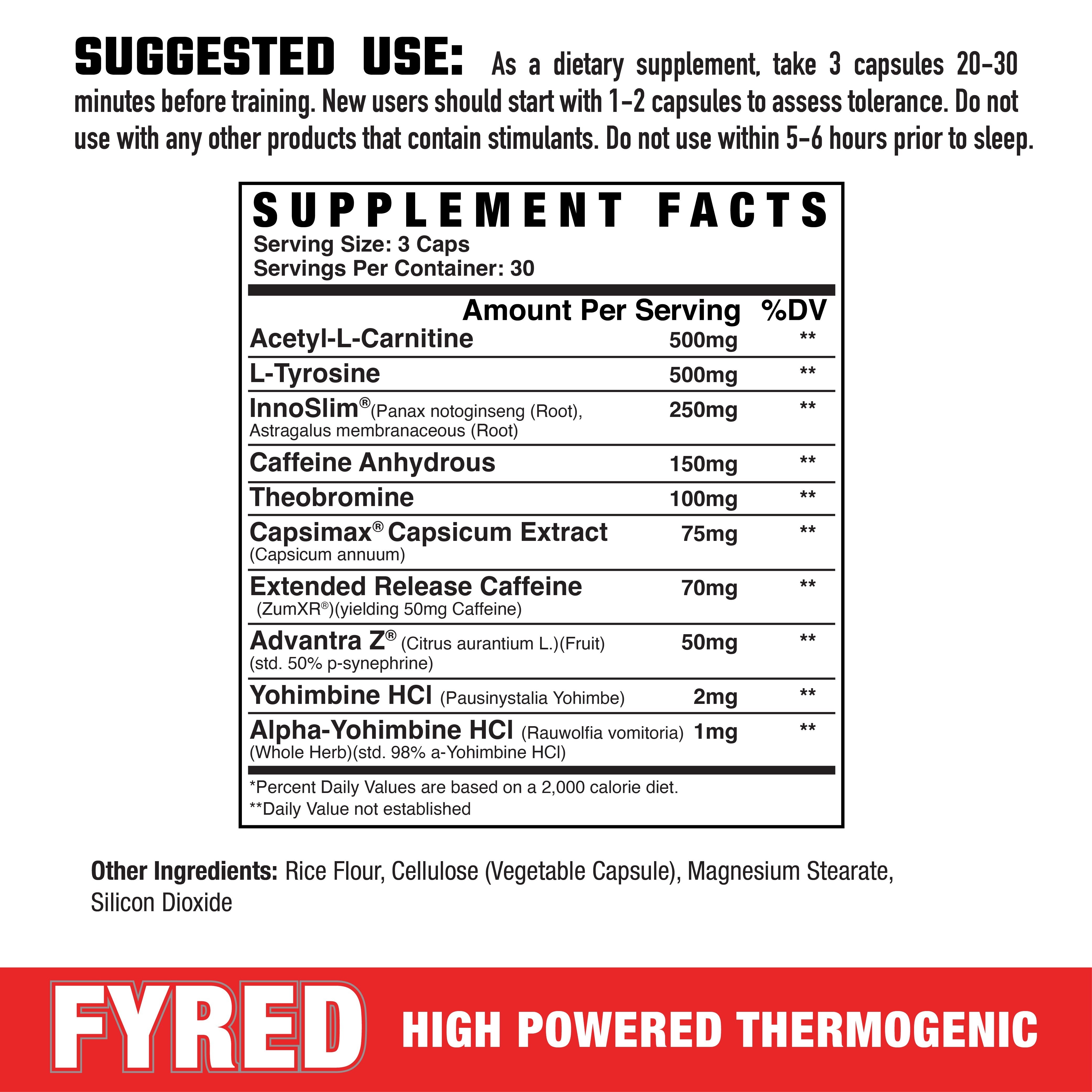 FYRED V2 // HIGH POWERED THERMOGENIC