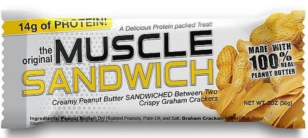 Muscle Sandwich Bars Peanut Butter Graham Cracker (IN STORE ONLY)